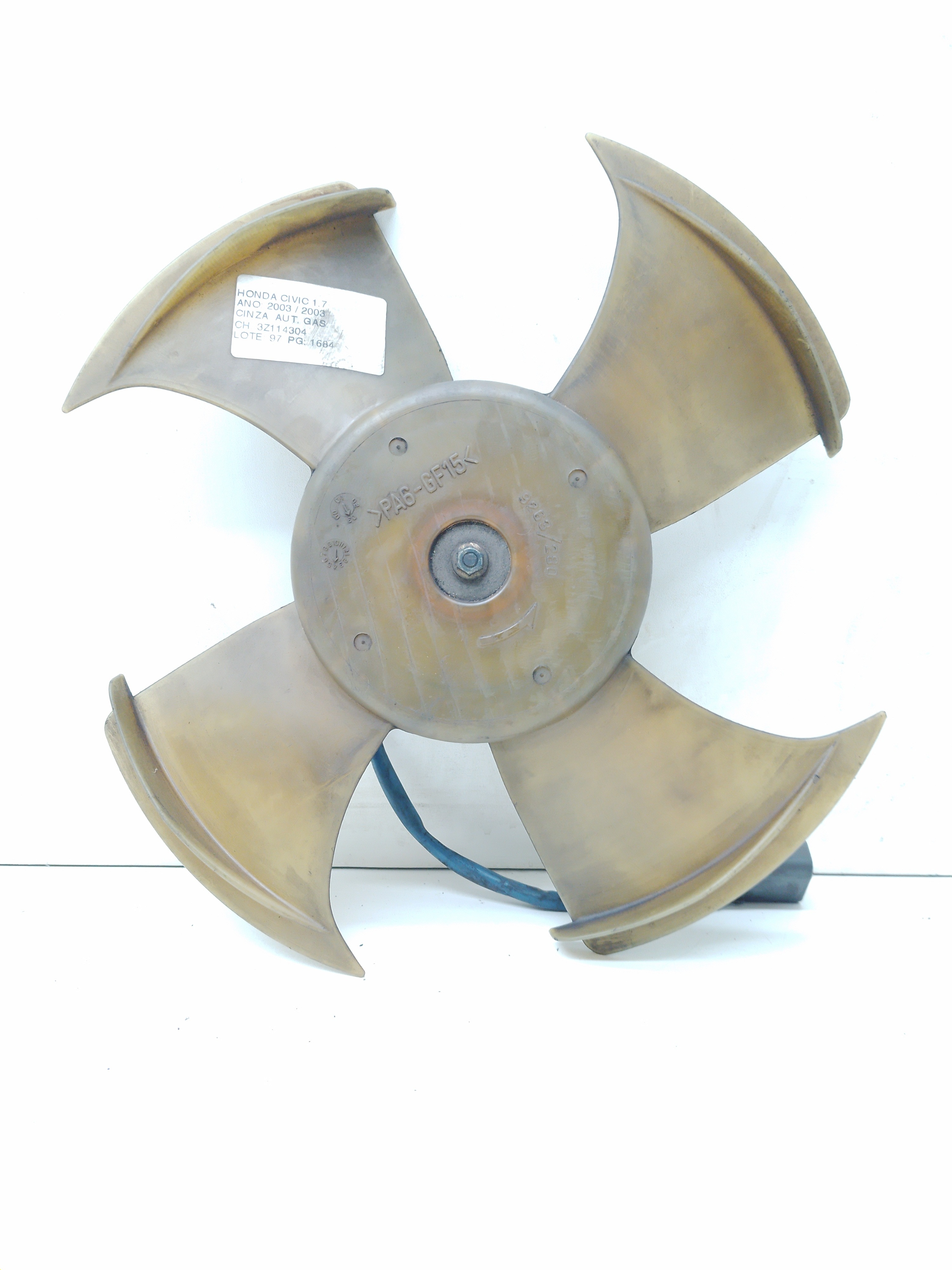 Ventoinha Radiador Honda Civic 1.7 2003 2004