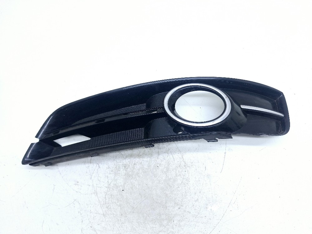Grade Esquerda Farol Milha Audi A3 2.0 2010 2011 8p0807681aa Preto Esquerdo