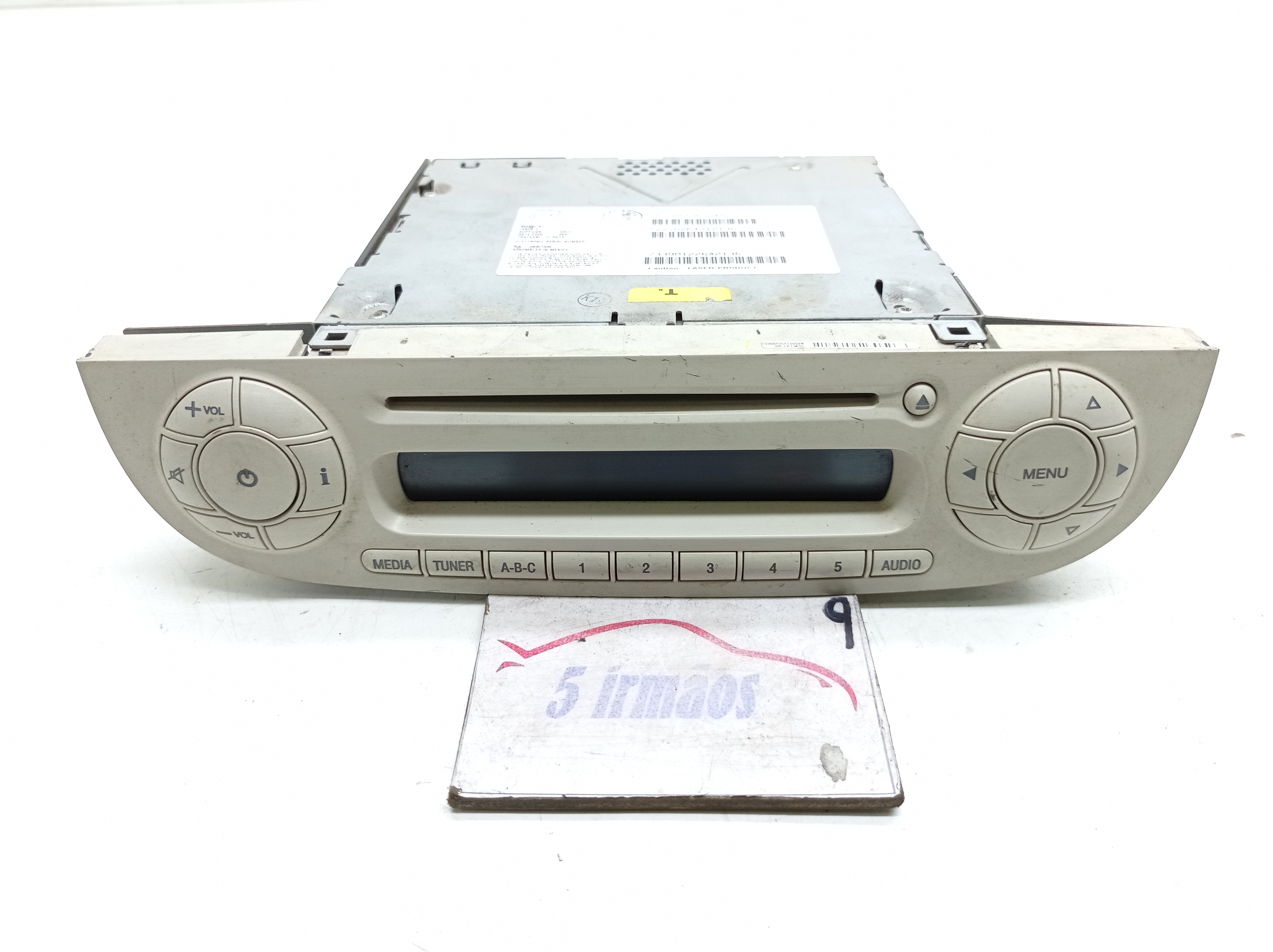 Rádio Cd Player Fiat 500 1.4 2012 / 2013 N733m122642136