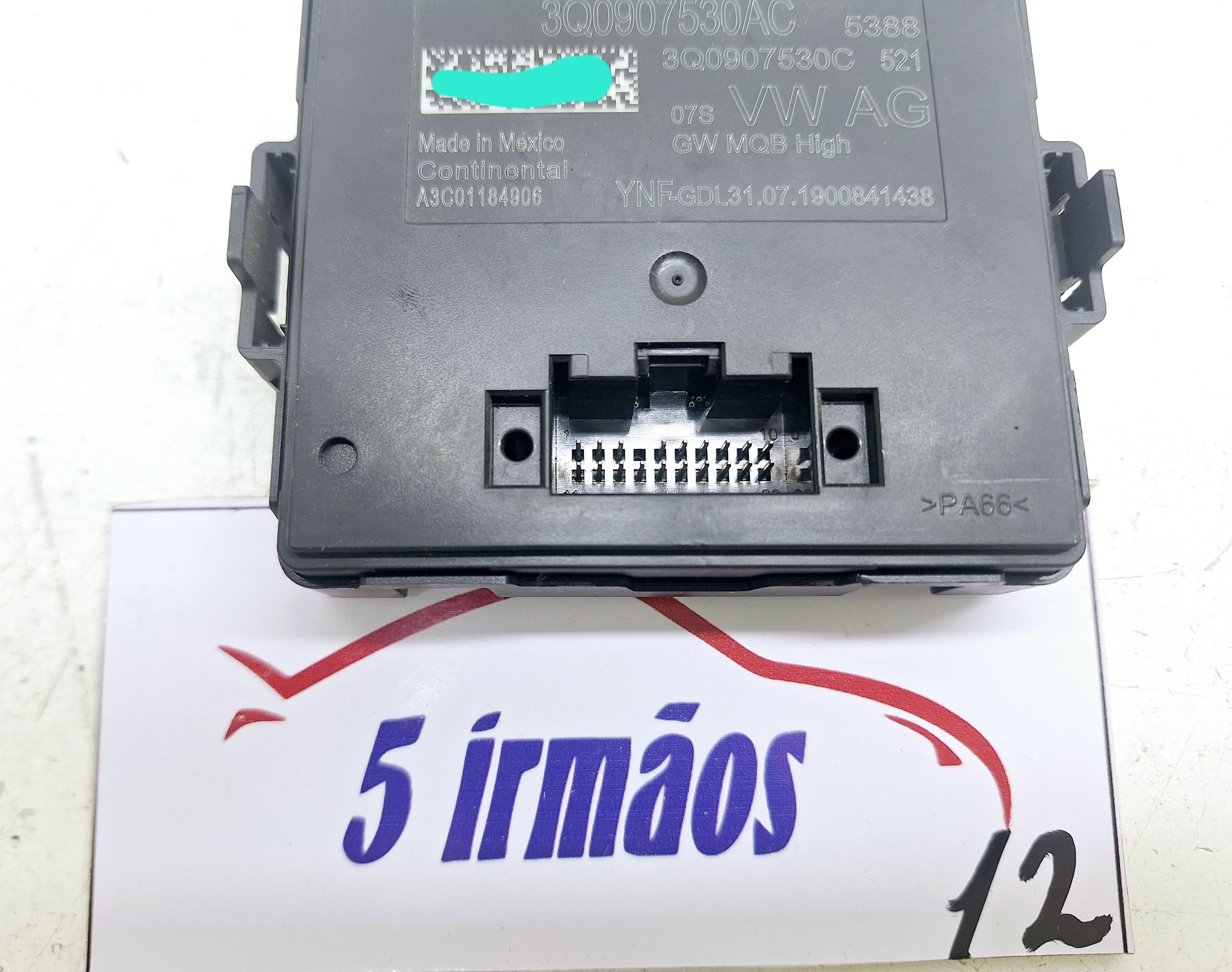 Modúlo Interface Gateway Vw Tiguan 2.0 2020  Nº3q0907530ac