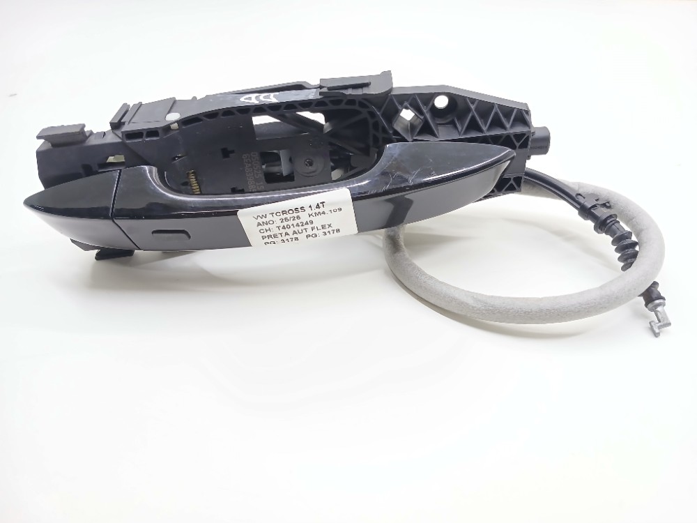 Maçaneta Externa Dianteira Direita Vw Tcross Tsi 1.4 2026 Preto Dianteira