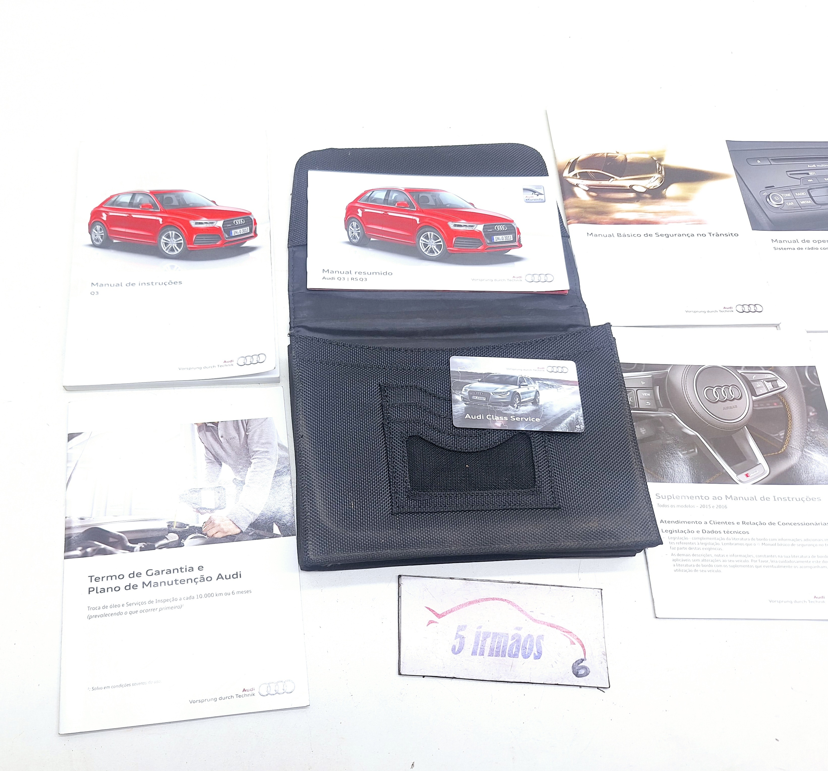 Manual Proprietário Audi Q3 Tfsi 2.0 Turbo 2015/2016 4