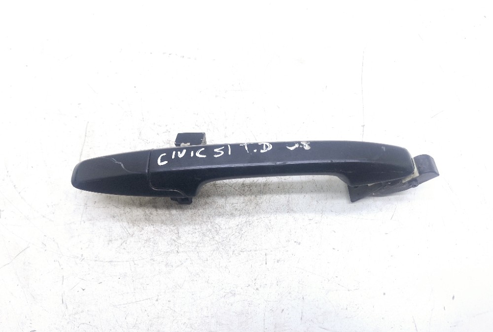 Maçaneta Externa Traseira Direita Honda Civic 2007 2008 Preto Traseira