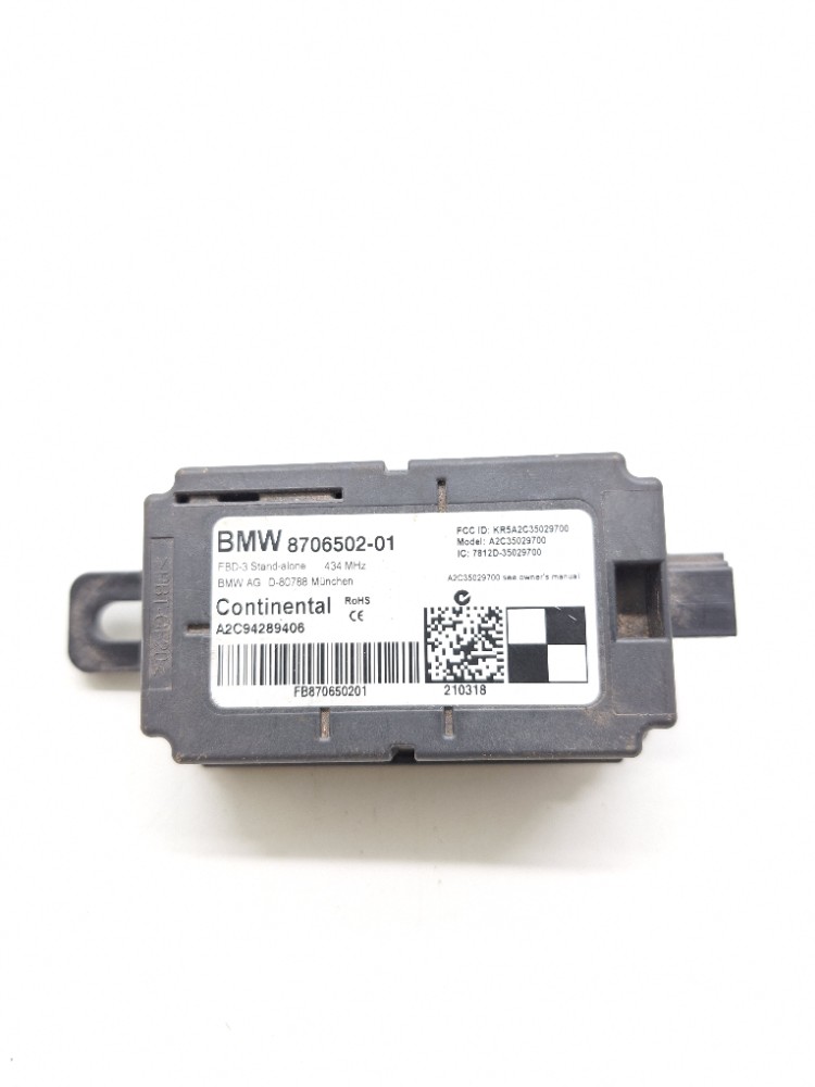 Módulo Controle Remoto Bmw 320i Active 2.0 2018 870650201