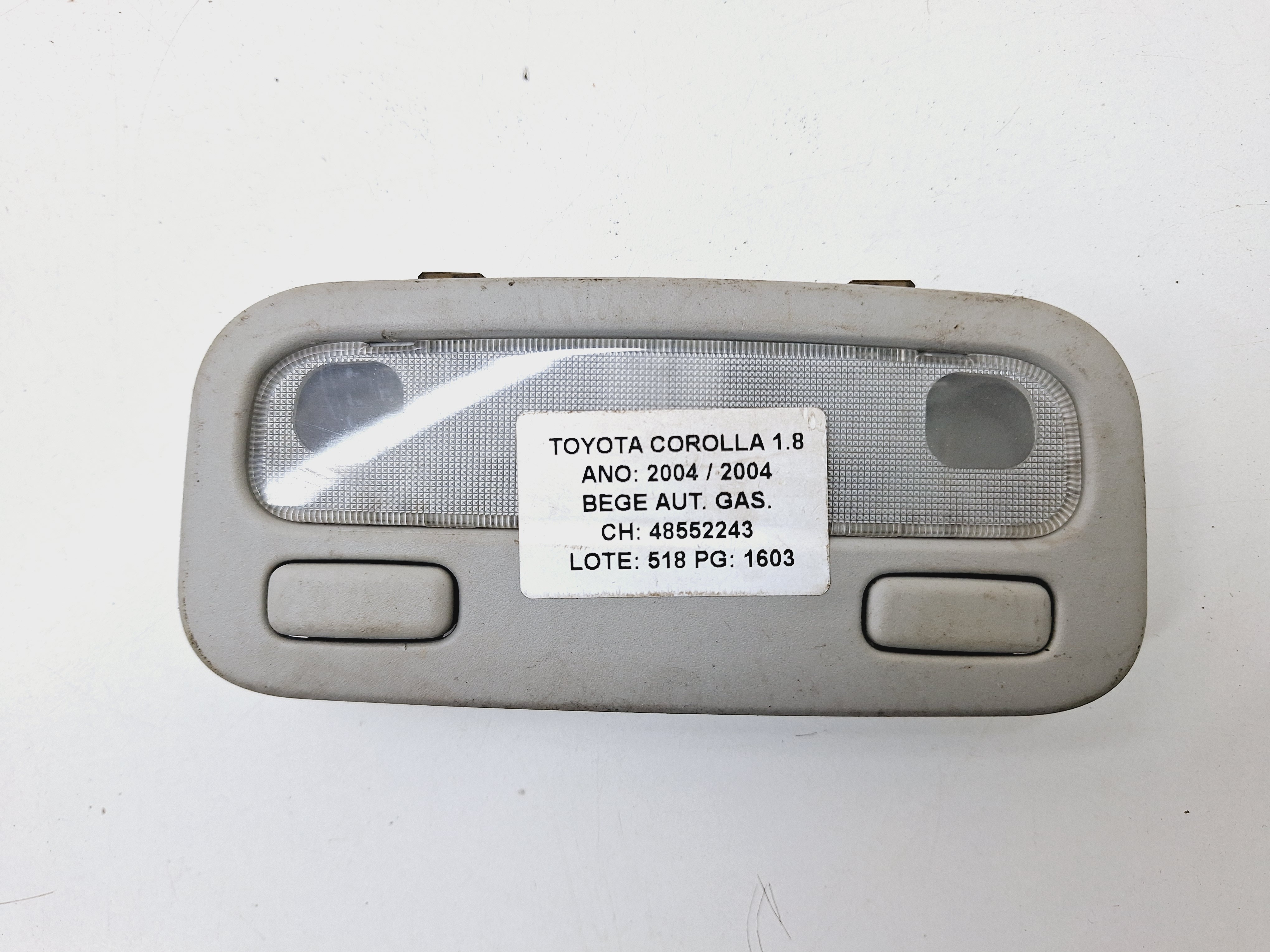 Luz Teto Cortesia Toyota Corolla 1.8 2004
