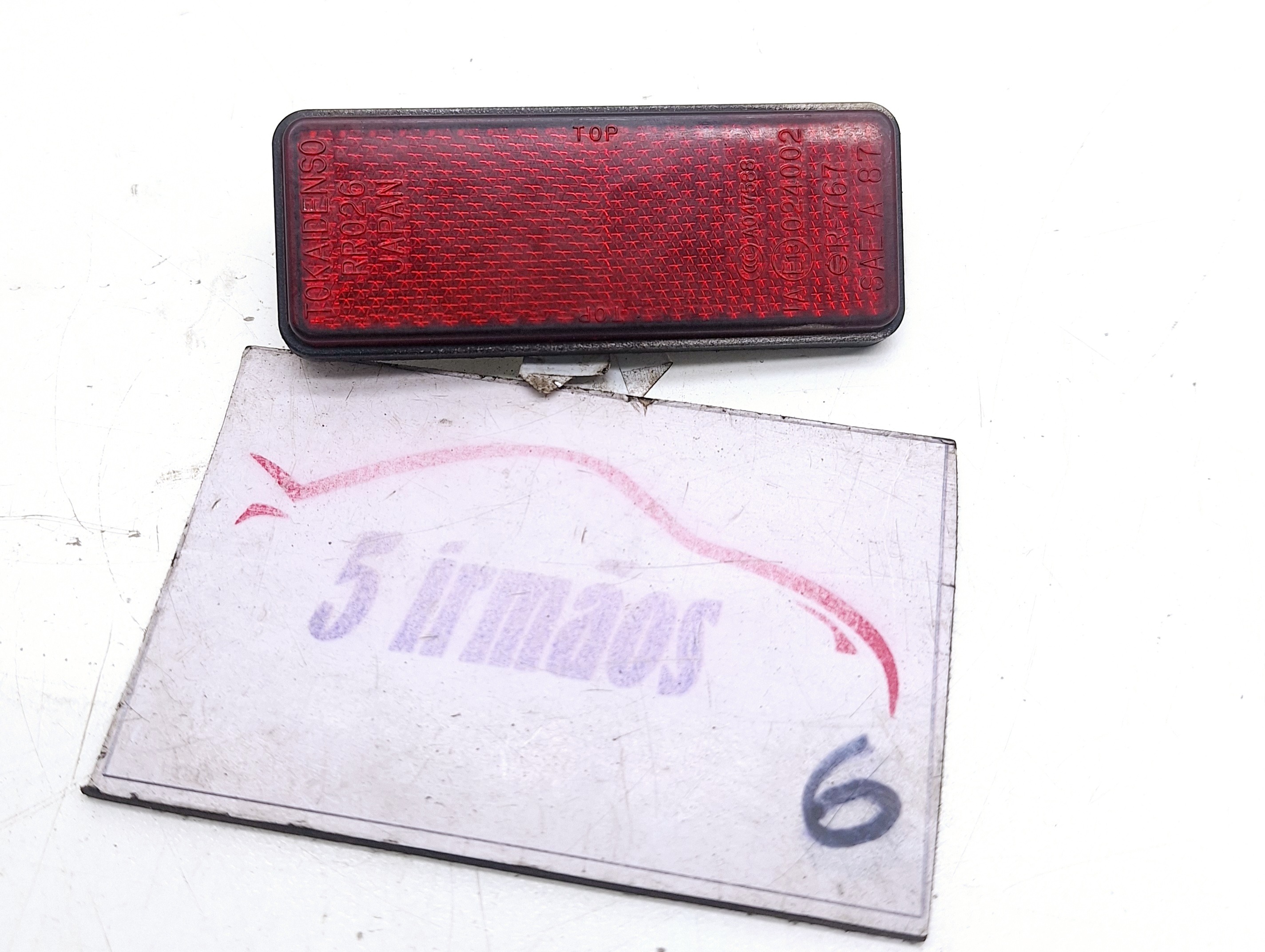 Refletor Olho Gato Traseiro Direito Grand Vitara 2.0 2015 Vermelho