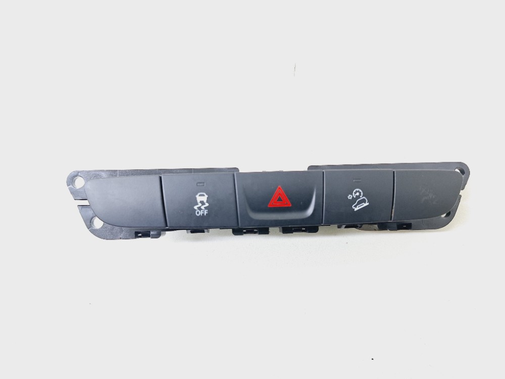 Botão Pisca Alerta Fiat Toro 2.0 2020 2021 1002303110 Preto E Vermelho