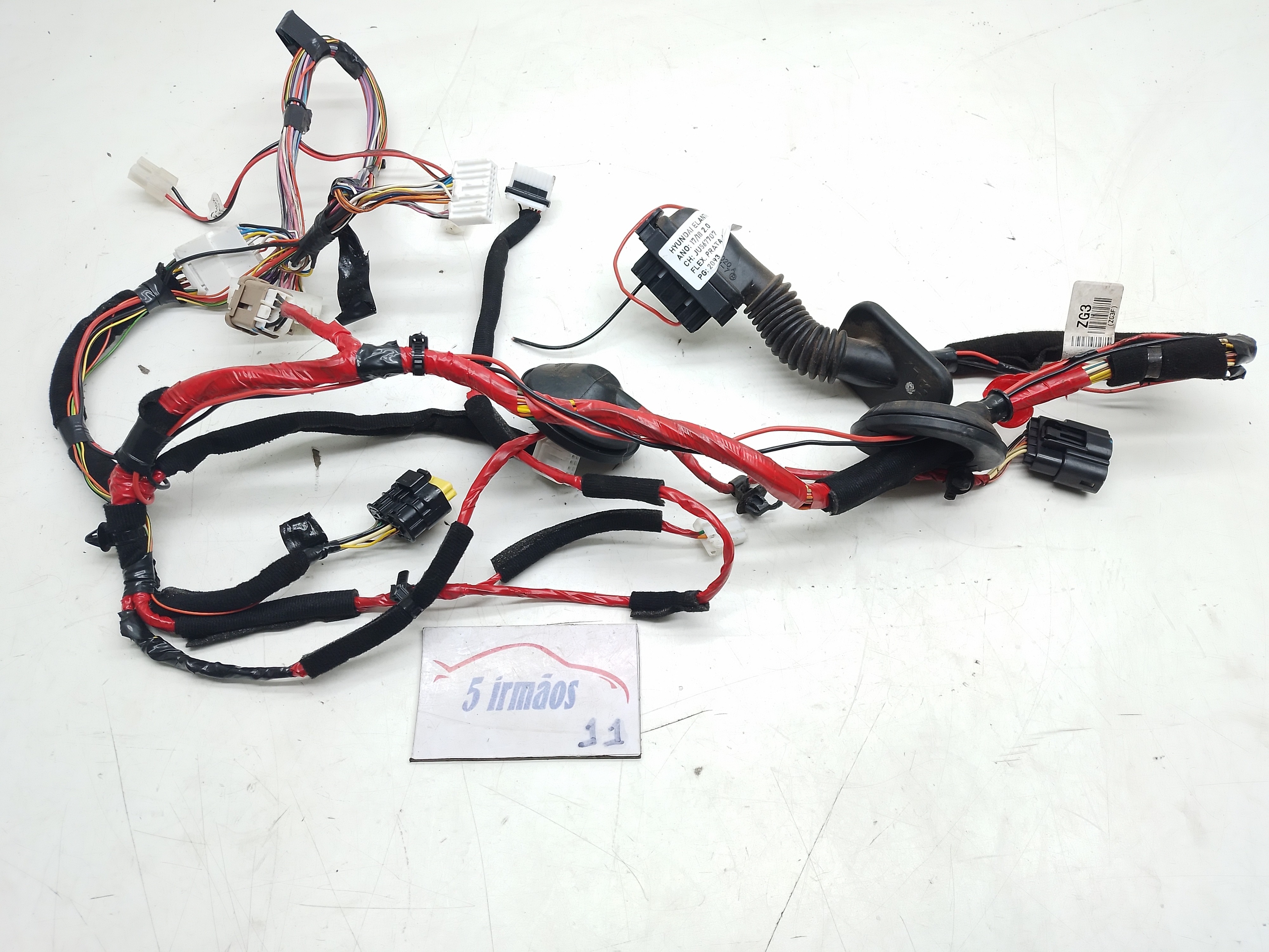 Chicote Porta Dianteira Esquerda Hyundai Elantra 2.0 2017