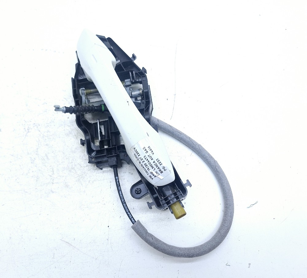 Maçaneta Externa Dianteira Direita Vw Tiguan Tsi 2.0 2020 Branco Dianteira