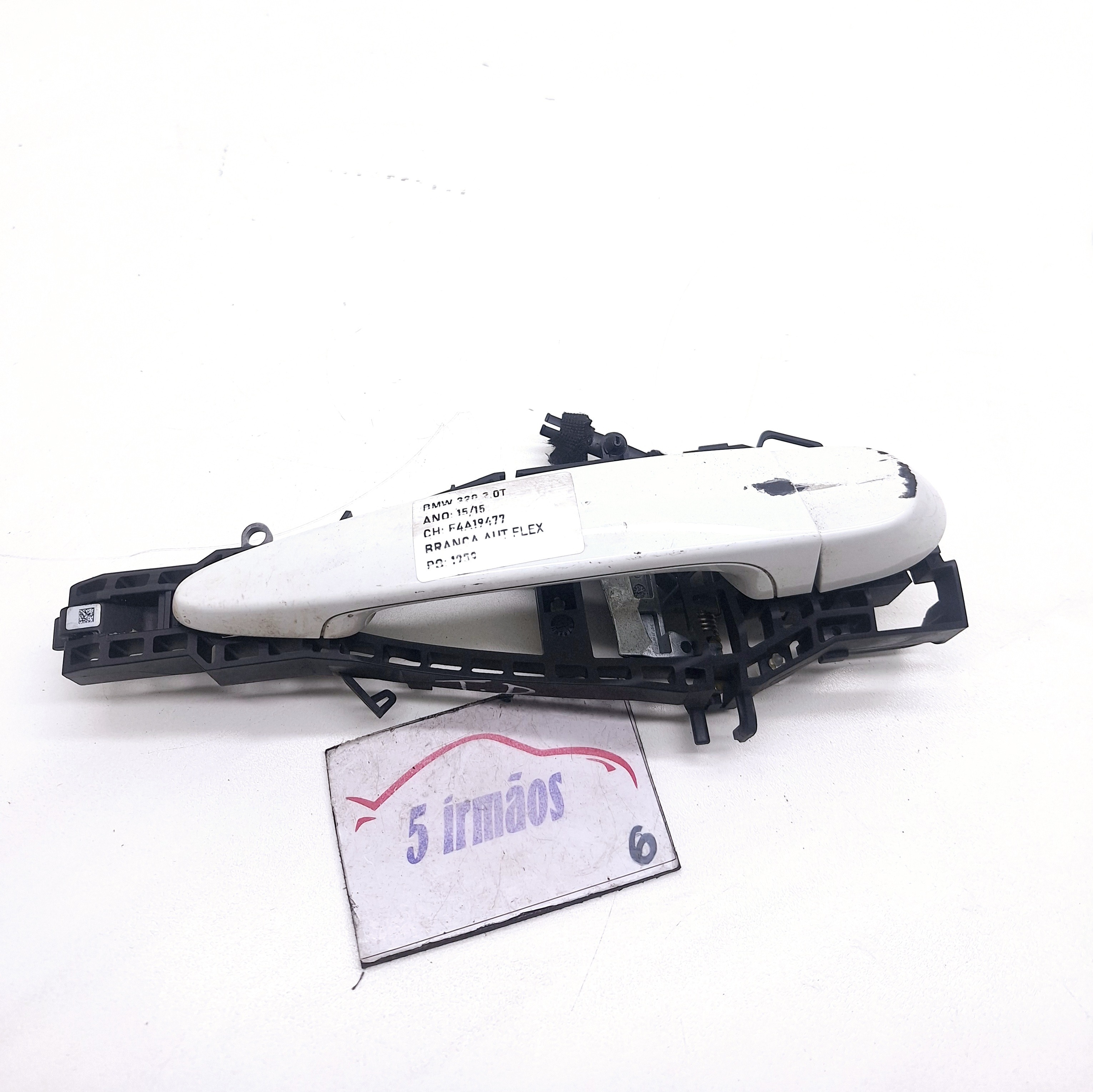 Maçaneta Externa Traseira Direita Bmw 320i 2.0 Turbo 2015 Branco Traseira