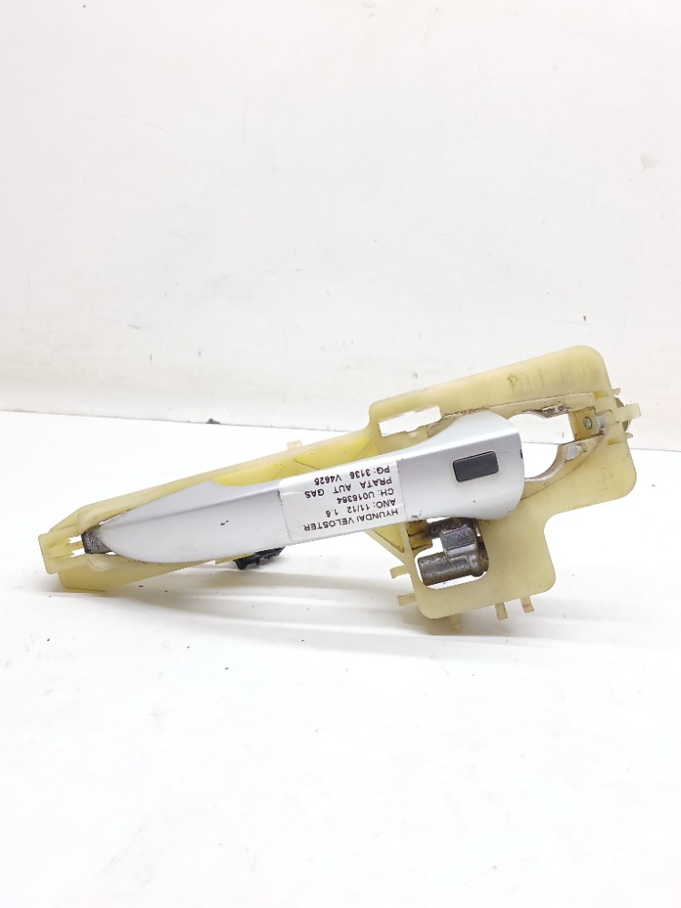 Maçaneta Externa Dianteira Esquerda Veloster 1.6 2011 2012 Prateado Dianteira