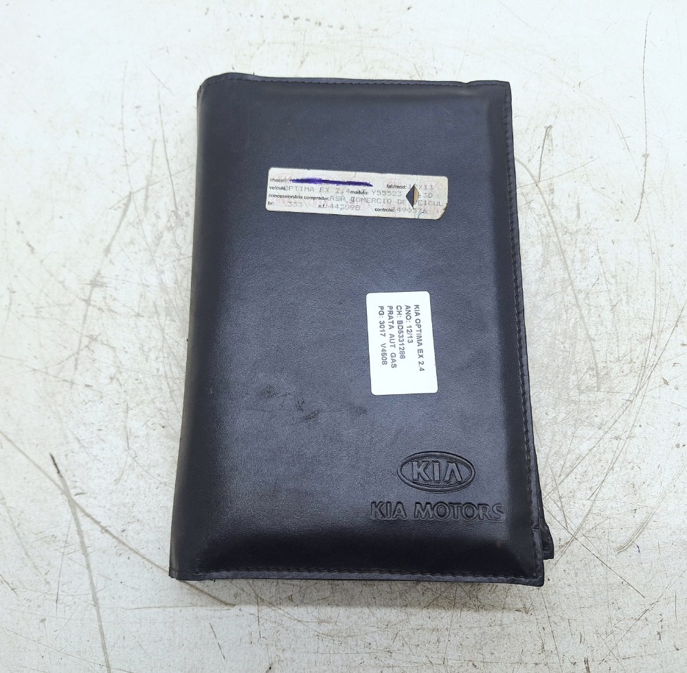 Manual Proprietário Kia Optima 2.4 2012 2013