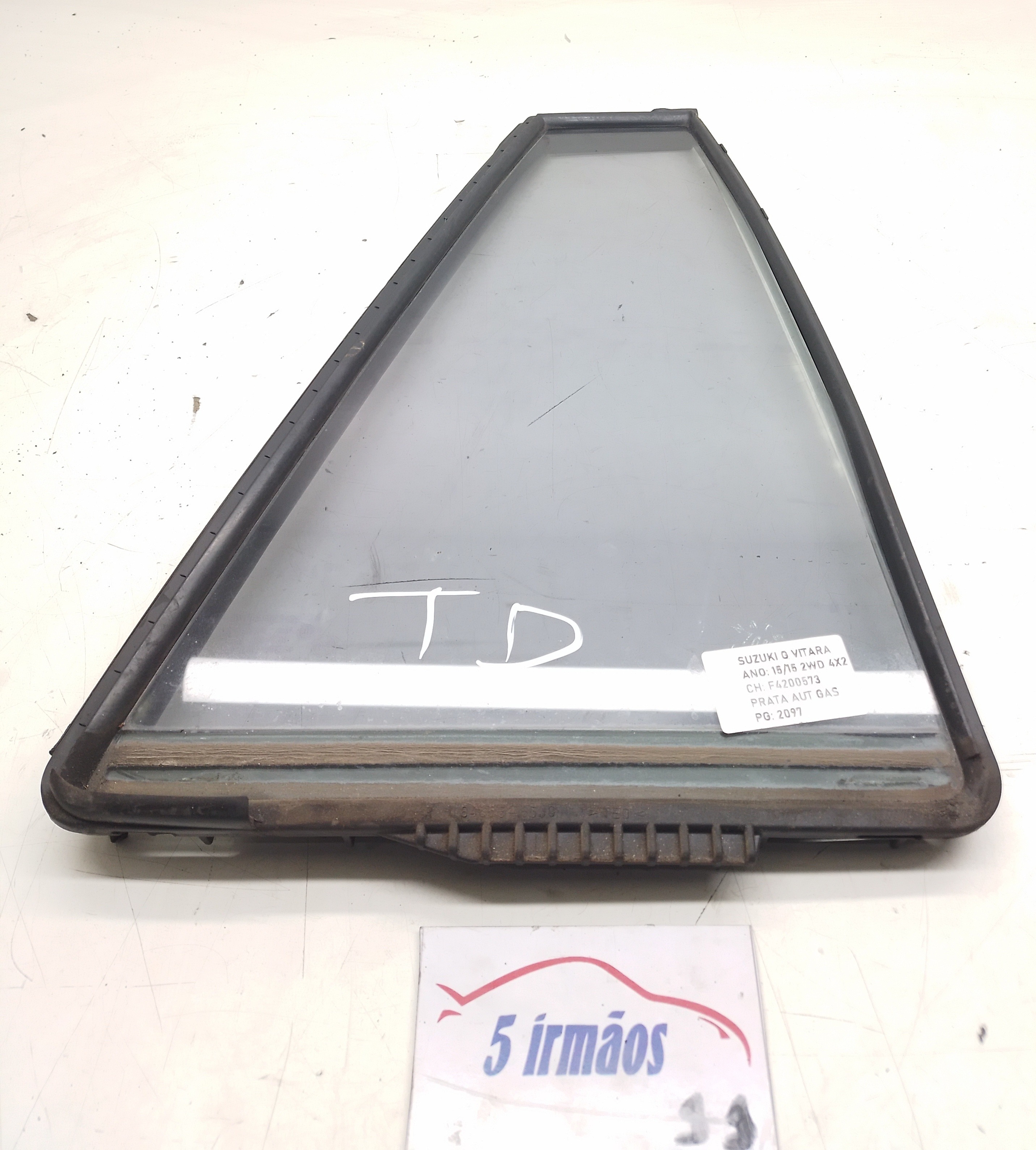 Vidro Fixo Traseiro Direito Suzuki Grand Vitara 2wd 2015