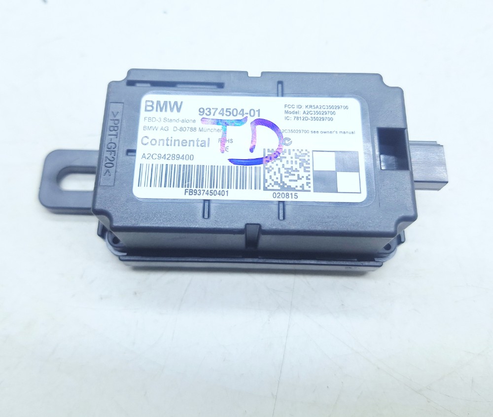 Módulo Amplificador Antena Bmw 120i 2.0 2016 937450401
