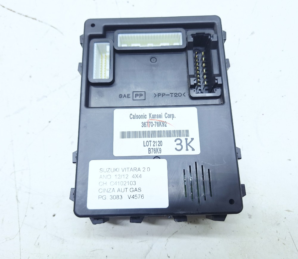 Módulo Conforto Suzuki Vitara 2.0 2012 3677076k92