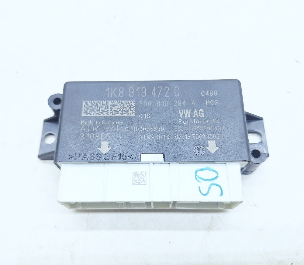 Módulo Estacionamento Vw Jetta 2.0 2016 1k8919472c Preto