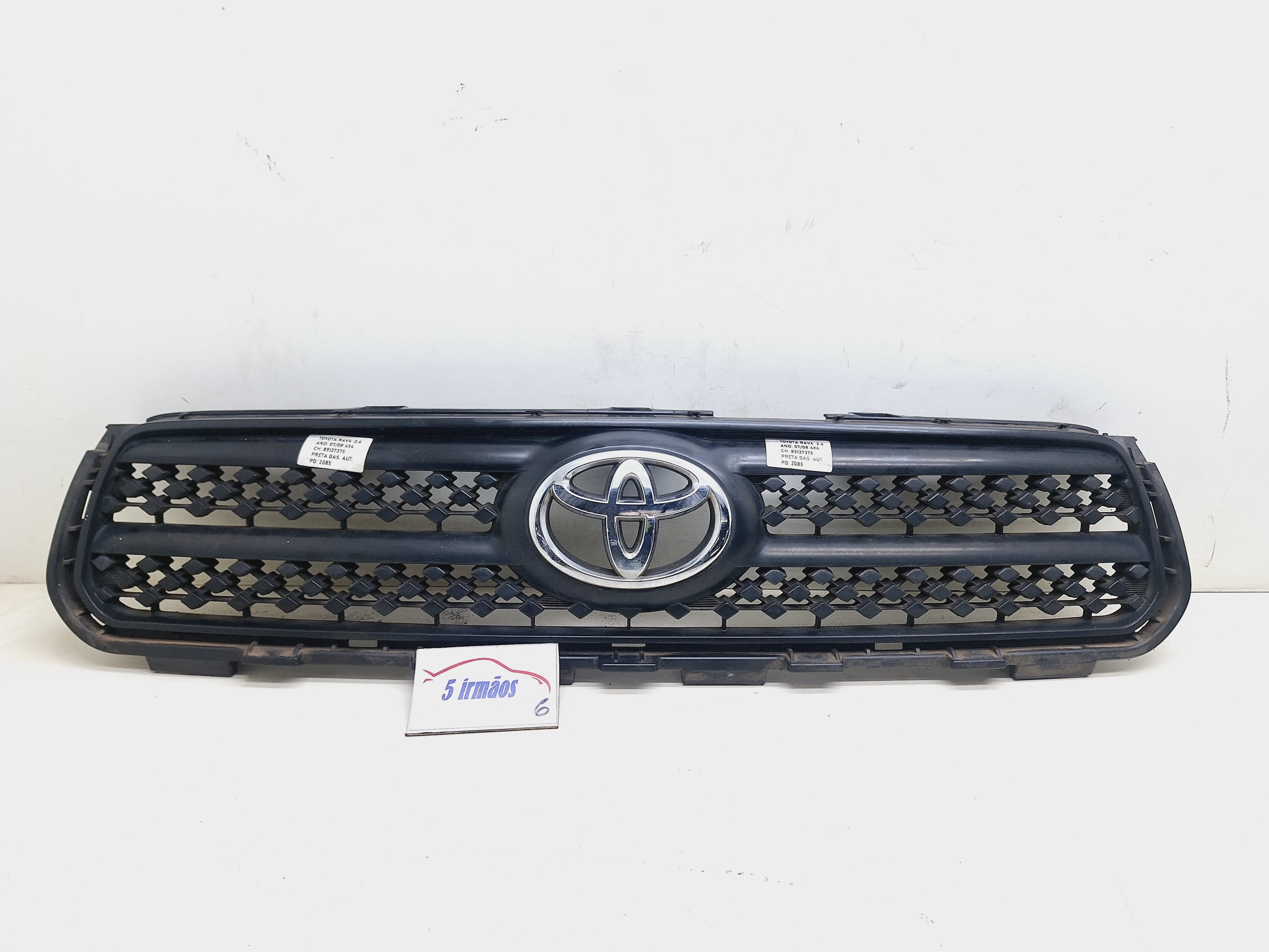 Grade Dianteira Toyota Rav4 2.4 4×4 Aut 2007/2008  Preto