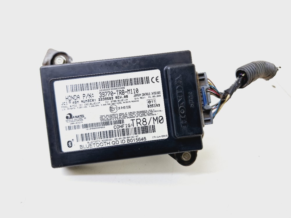 Módulo Bluetooth Honda Civic 2.0 2015 2016 39770tr8m110