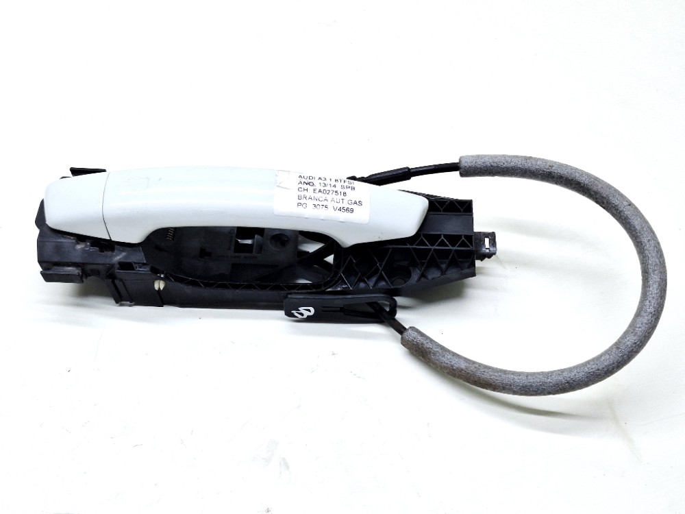 Maçaneta Externa Dianteira Direita Audi A3 1.8 2014 Branca Branca Dianteira