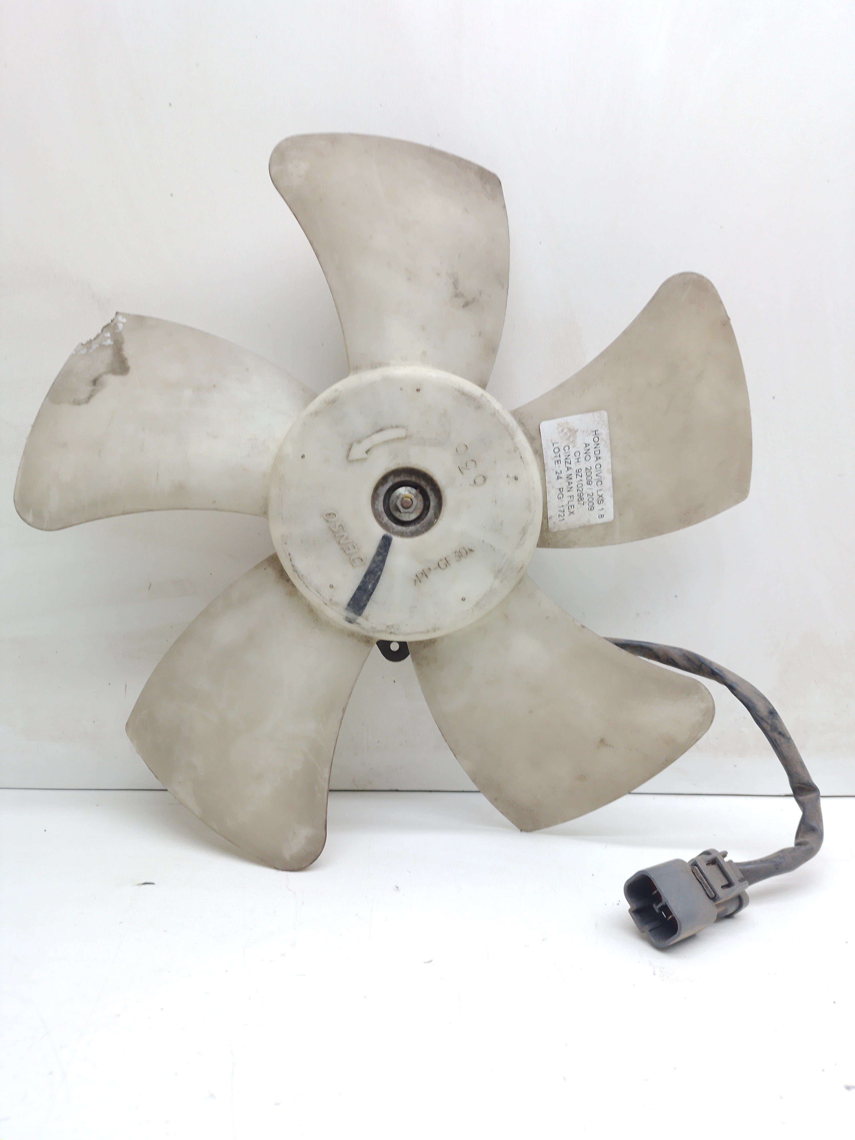 Ventoinha Radiador C Motor Honda Civic Manual 1.8 2009