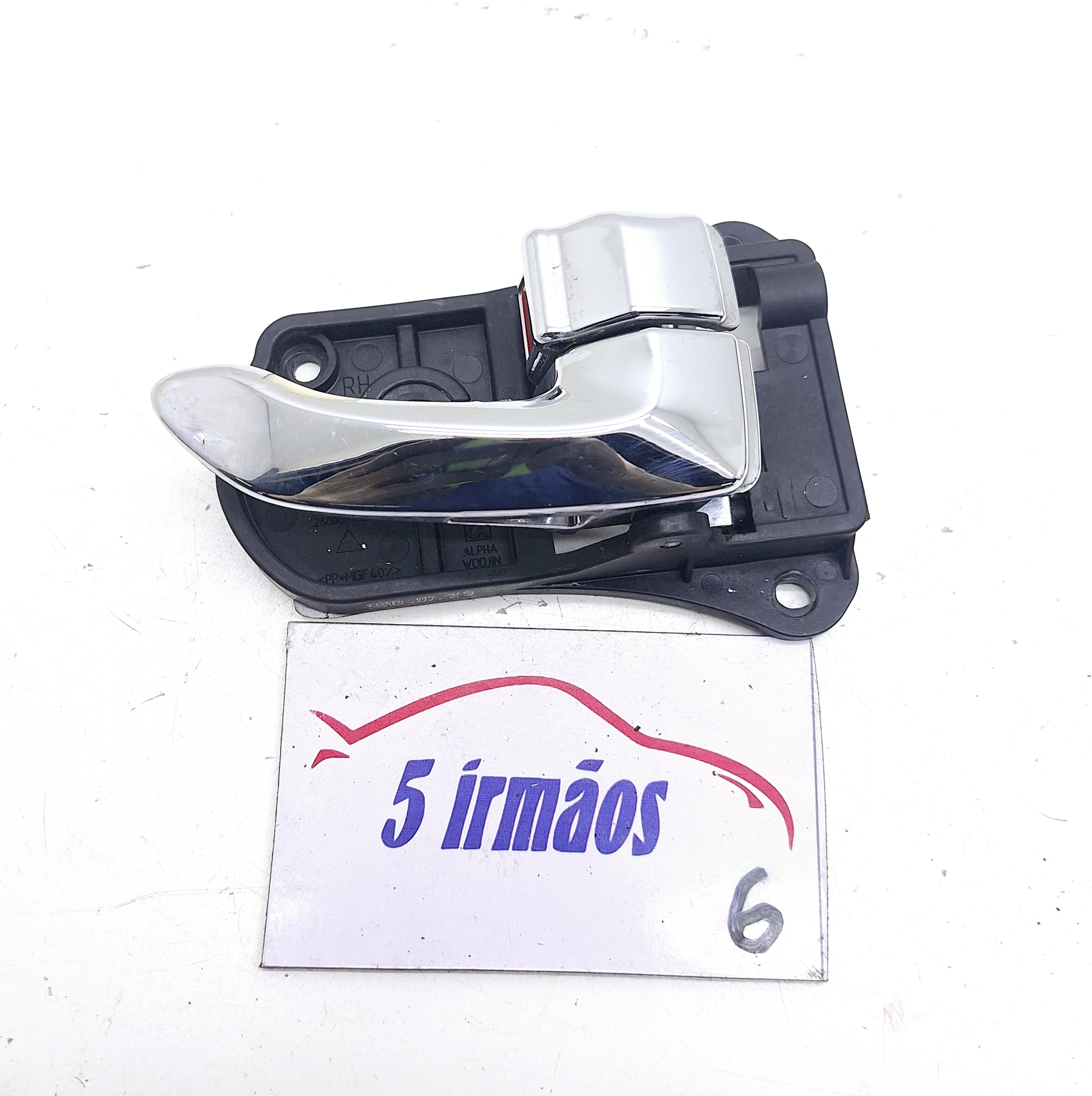 Maçaneta Interna Dianteira Direita Hyundai Azera 3.3 2011 Preto