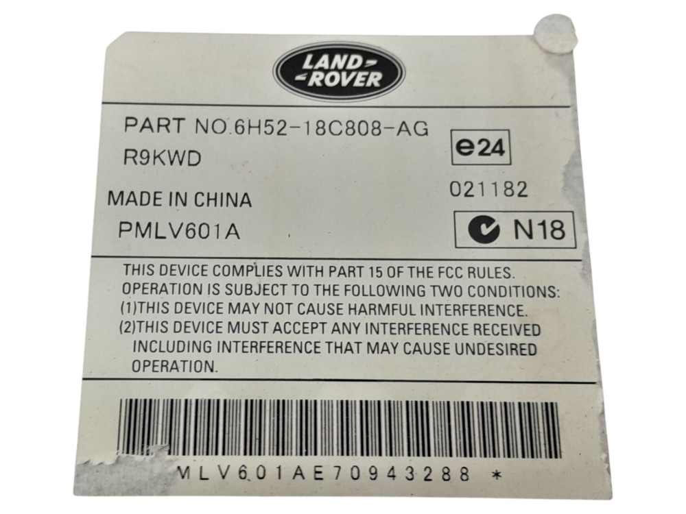 Modulo Amplificador Som Land Rover Freelander 2 Se 3.2 2008 8