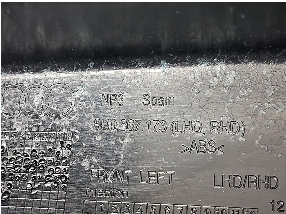 Botao Vidro Dianteiro Esquerdo Audi Q3 Tfsi 2017 6