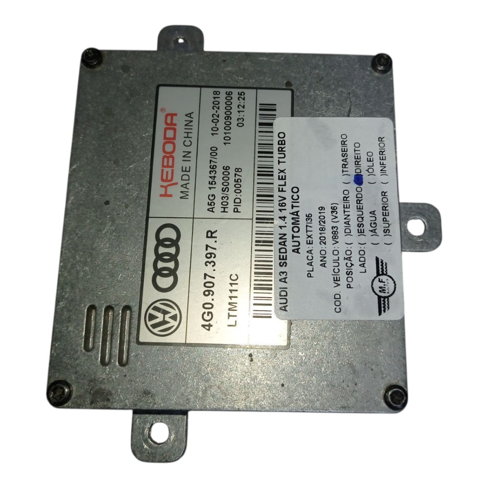 Módulo Reator Farol Xenon Direito Audi A3 Sedan 1.4 Aut 2019 4