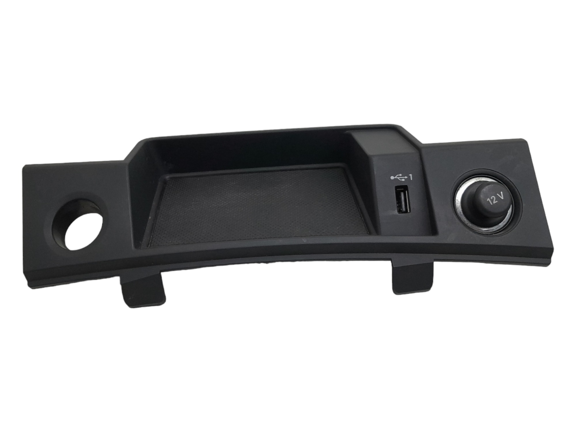 Moldura Tomada 12v E Entrada Usb Audi Q5 Tfsi 2022 – Preto 1