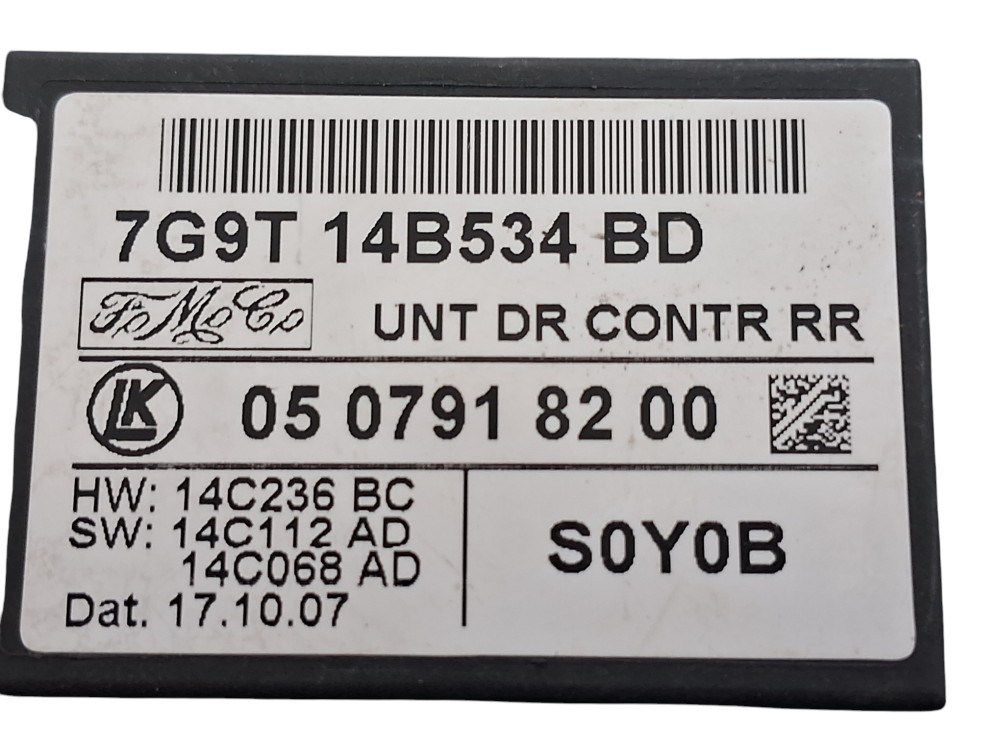 Modulo Porta Traseira Direita Land Rover Freelander 2 2008 6