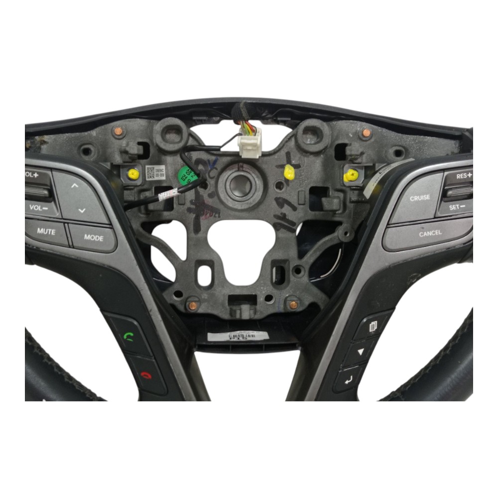 VOLANTE COM CONTROLE DE SOM HYUNDAI SANTA FE 2018 3