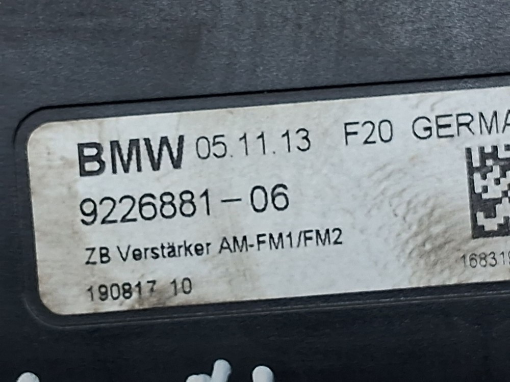 Modulo Amplificador Antena Bmw 116i 2014 Preto 7