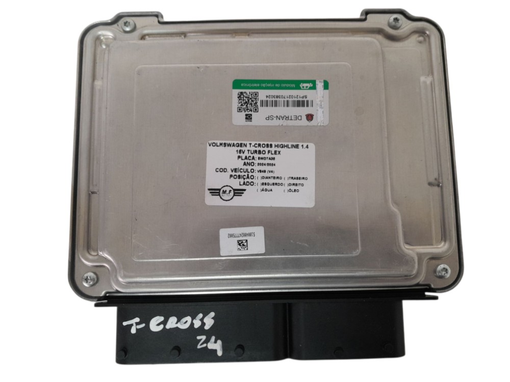 Modulo Injecao Volkswagen Tcross 1.4 16v Turbo Flex 2024 5