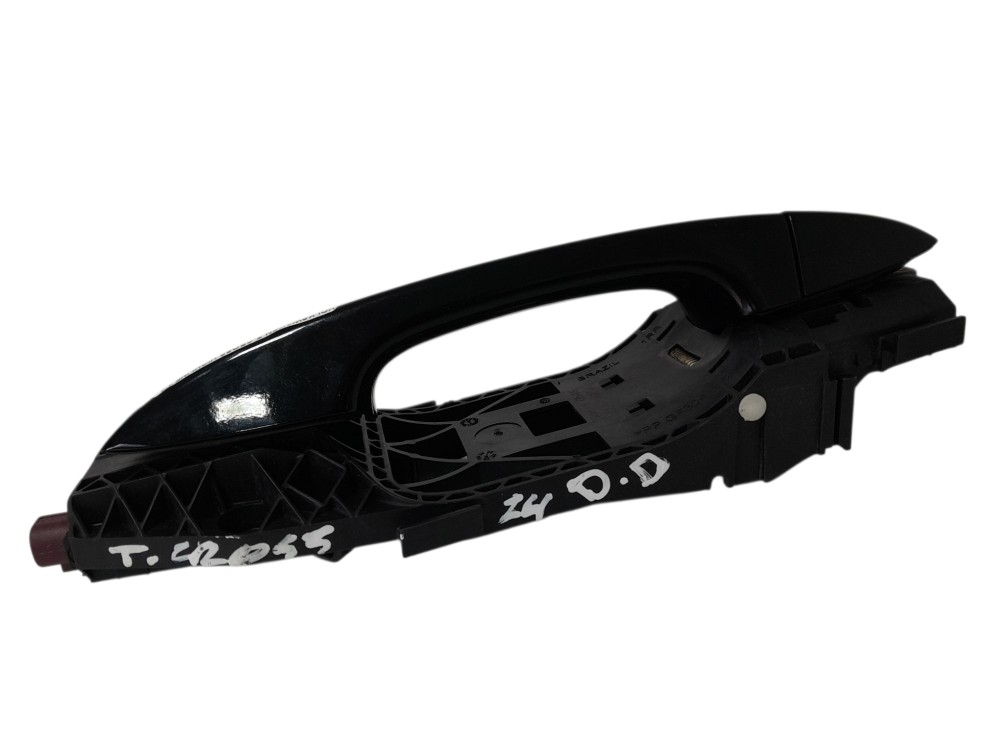 Macaneta Externa Porta Diant Direita Volkswagen Tcross 2024 – Preto – Dianteira 3