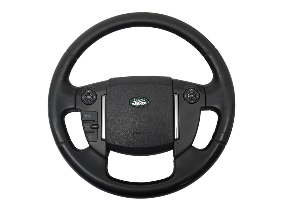 Volante Com Controle Som Land Rover Discovery 4 3.0 V6 2011 Preto