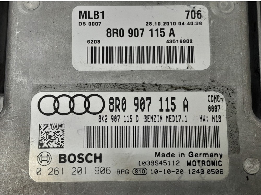 Kit Cold Code Audi Q5 2.0 16v Turbo Gasolina Fsi Aut 2011 5