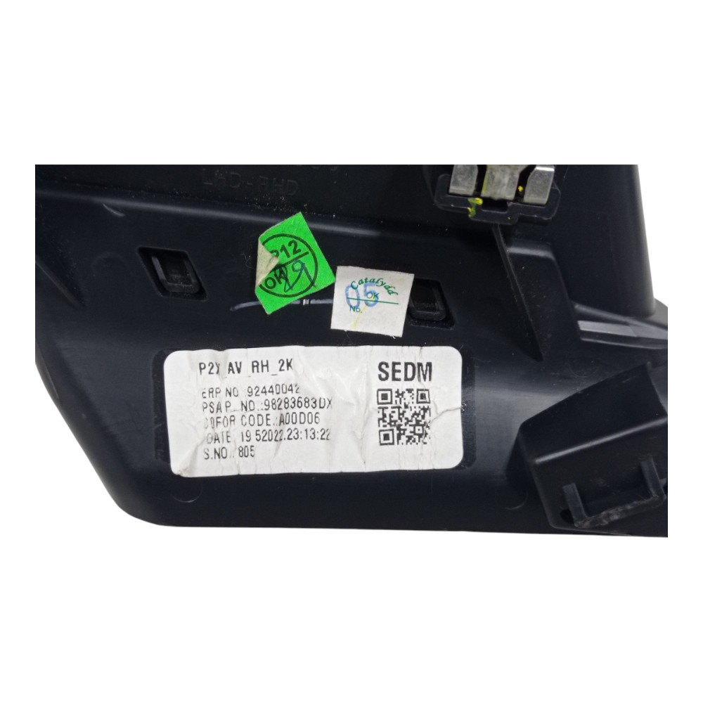 Difusor Ar Lado Direito Peugeot 208 Roadtrip 2023 3