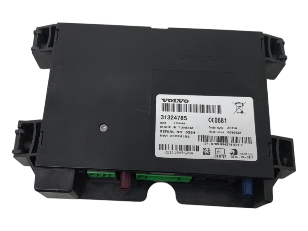 Modulo Central Gps Volvo Xc60 T6 3.0 6cc Gas Aut Turbo 2011 1