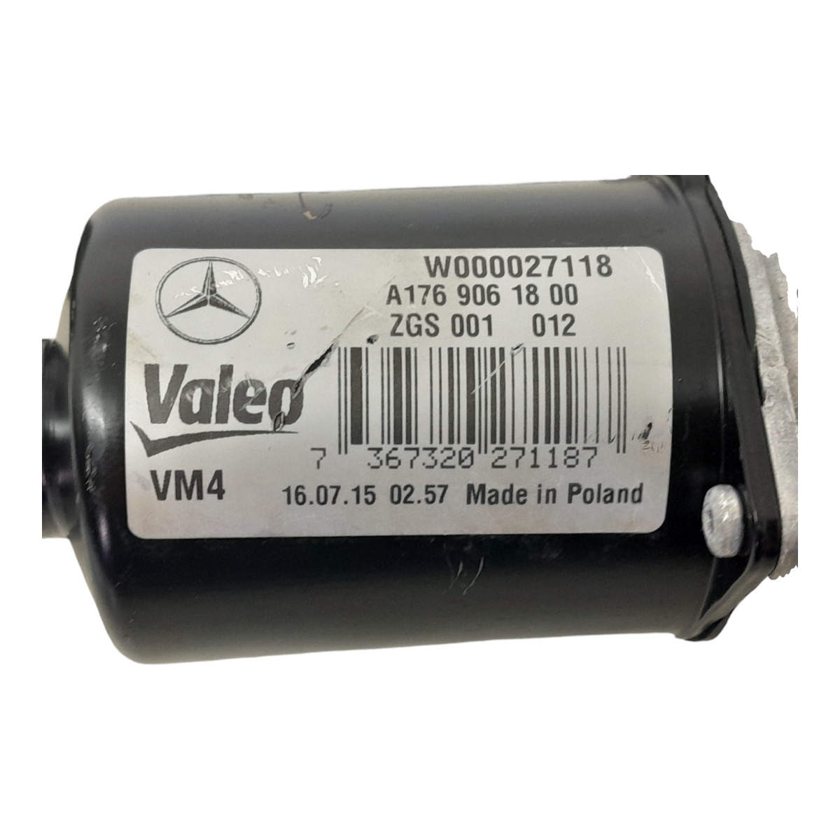 Maquina Motor Limpador Mercedes Cla 250 2.0 Gas Aut 2015 5