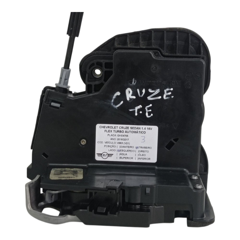 Fechadura Porta Traseiro Esquerdo Chevrolet Cruze Ltz 2017 2