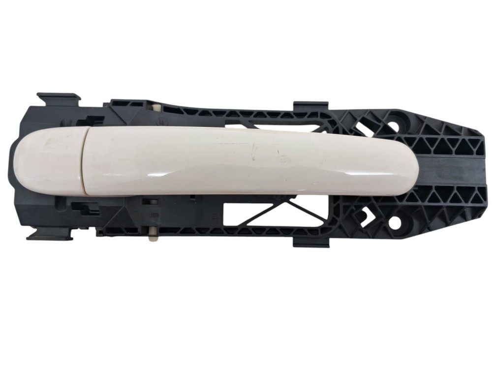 Macaneta Externa Porta Dianteira Dir Volkswagen Tiguan 2014 Branco 1