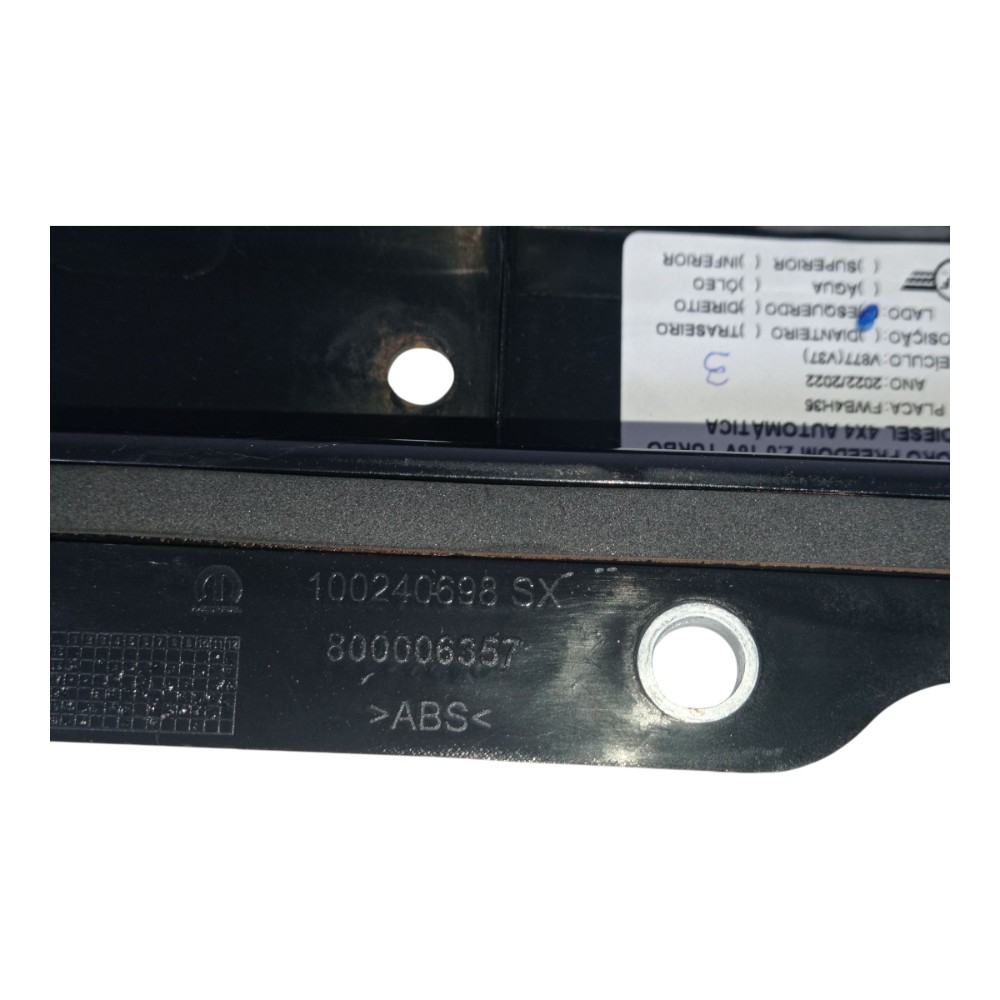 Acabamento Lateral Tampa Esquerda Console Fiat Toro 2.0 2022 6