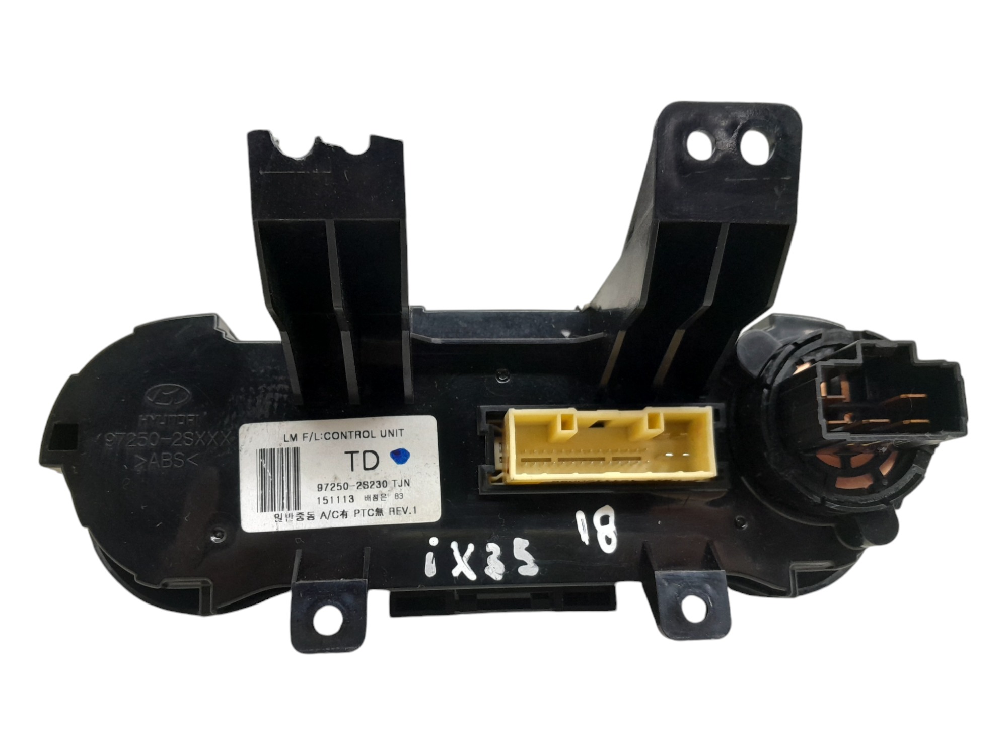 Controle Ar Condicionado Hyundai Ix35 2018  Preto Preto 5