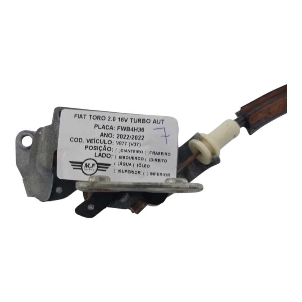 FECHADURA TAMPA TRASEIRA FIAT TORO 2.0 FREEDOM TURBO 2022 6