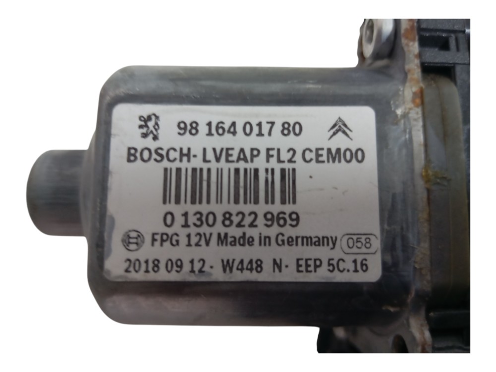 Máquina Vidro Dianteiro Esquerdo Peugeot 208 1.6 Aut 2020 6