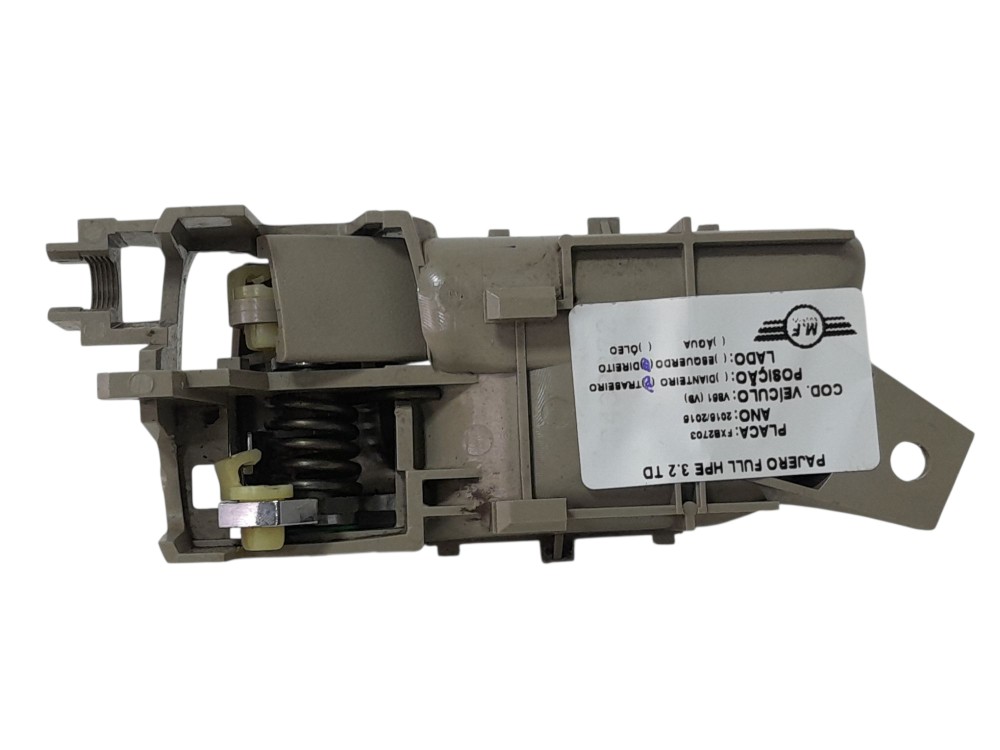 Macaneta Interna Porta Tras Dir Mitsubishi Pajero Full 2015 Bege Traseira 4