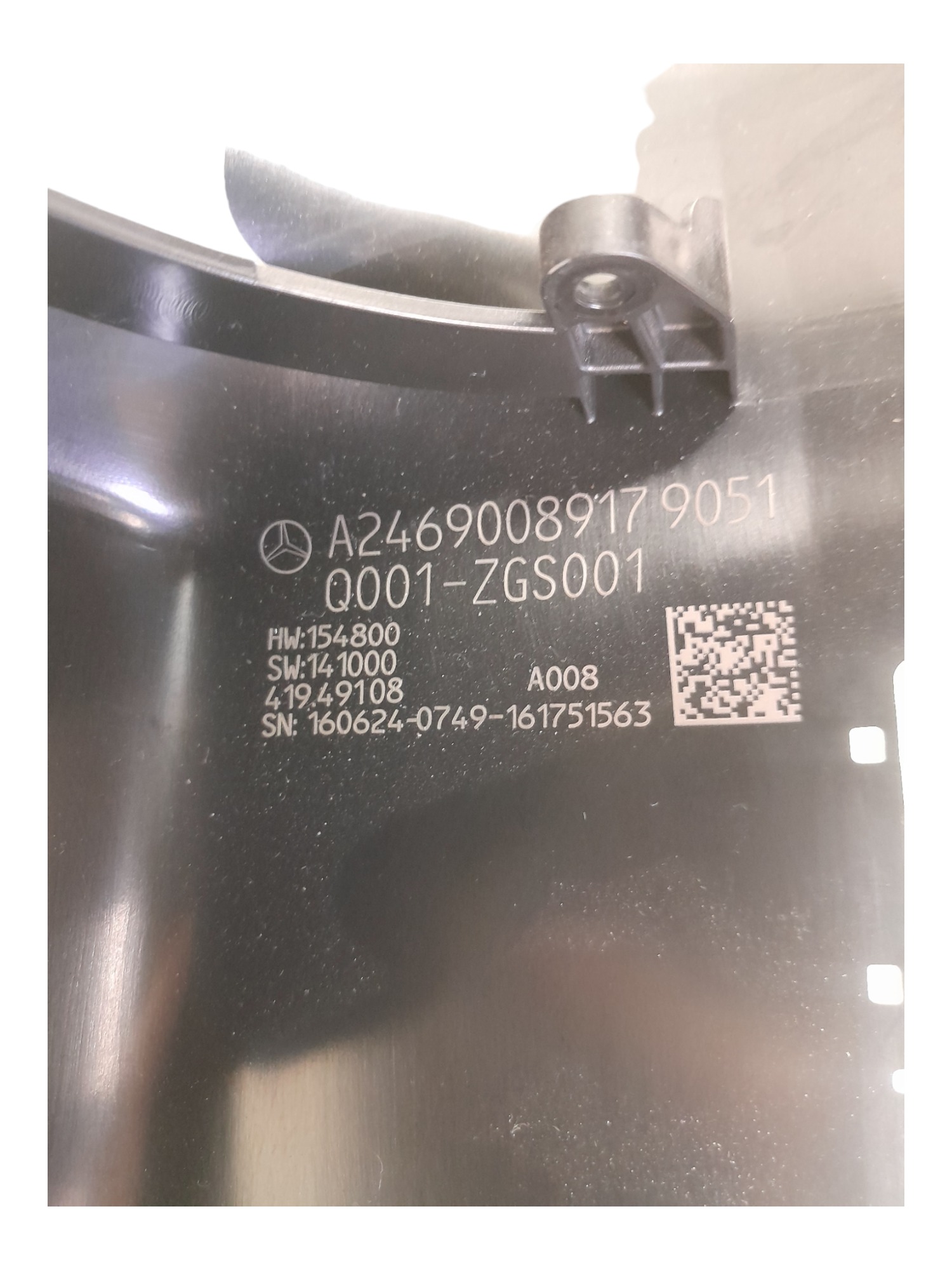 Acabamento Coluna Direção Mercedes A200 2017 5