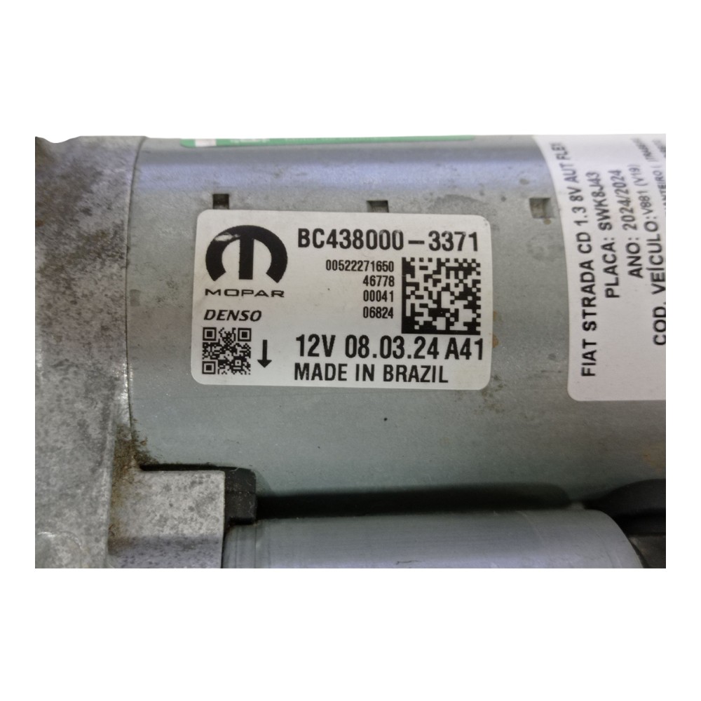 Motor De Arranque Fiat Strada Cd 1.3 Aut 2024 3