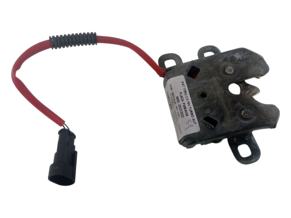 Fechadura Capo Fiat Toro 2.0 Arla Turbo 2022