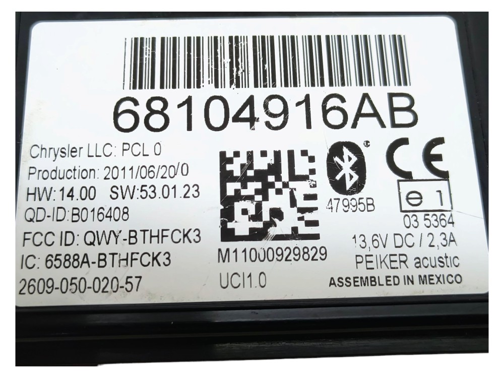 Modulo Bluetooth Jeep Cherokee Sport 3.7 V6 Gas Aut 2012 7